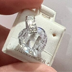 925 Sparkling Heart Crystal earrings